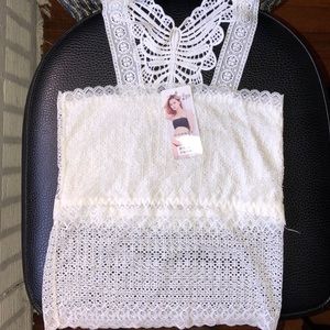 SALE- 2 NWT CROCHET TOPS